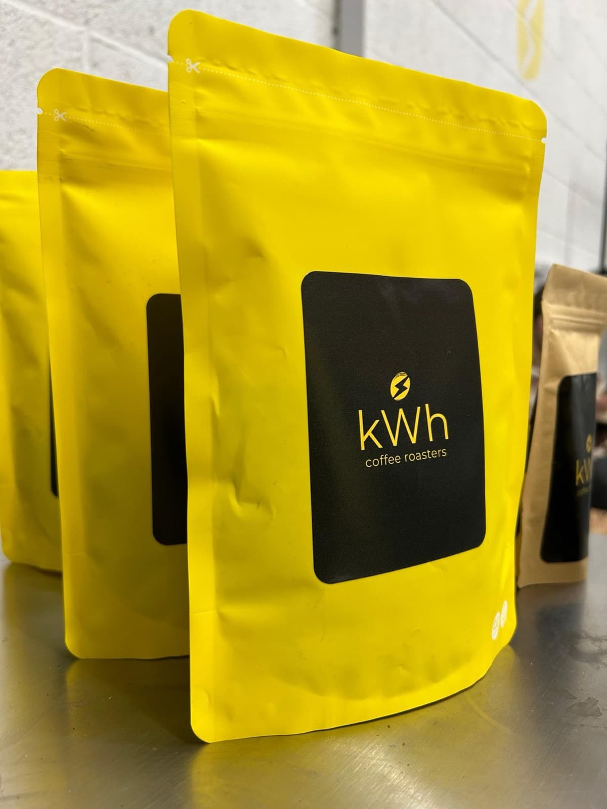 kWh coffee in our yellow bags